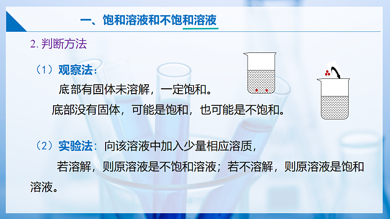 7.3+饱和溶液和不饱和溶液（同步课件） 第8页