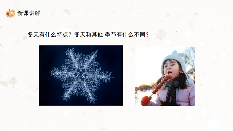 新教材冀美版一年级上册美术第八单元你好冬天第一课寻找冬天课件第7页