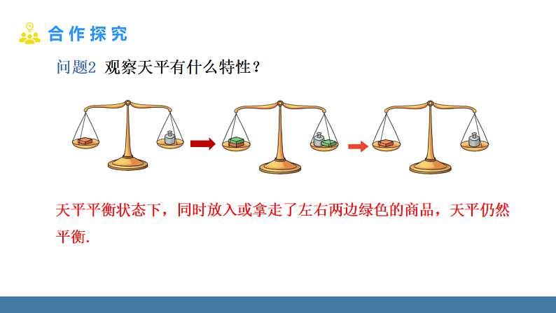 华师大版（2024）七年级数学下册课件 5.2.1 第1课时 等式的基本性质第5页