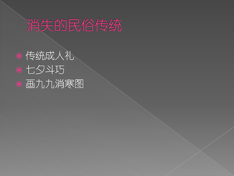 消失的民俗传统第1页