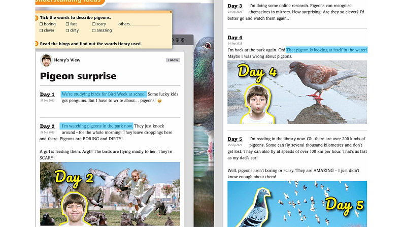 【优质语法公开课现在进行时】Unit 5 Fantastic friends Understanding ideas Grammar 课件  外研版七年级上册第4页