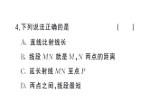 初中數(shù)學(xué)新湘教版七年級(jí)上冊(cè)第4章 圖形的認(rèn)識(shí)（一）（4.1~4.2）作業(yè)課件2024秋