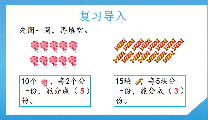 2.4人教版小学数学二年级下册《认识除法算式》课件第4页