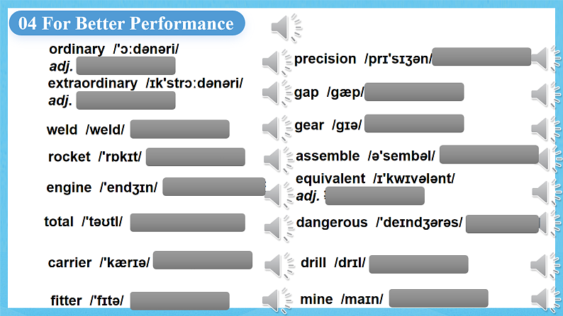 中职英语外研版（2021）基础模块2 Unit 8 第4课时 For Better Performance 课件第2页