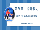 8.4 同一直线上二力的合成（课件）-2024-2025学年人教版（2024）物理八年级下册