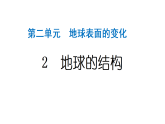2024教科版科学五年级上册第二单元地球表面的变化2 地球的结构  作业课件