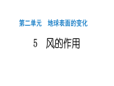 2024教科版科学五年级上册第二单元地球表面的变化5 风的作用  作业课件