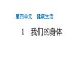 2024教科版科学五年级上册第四单元健康生活1 我们的身体   作业课件