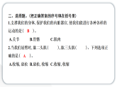 2024教科版科学五年级上册第四单元健康生活2 身体的运动  作业课件