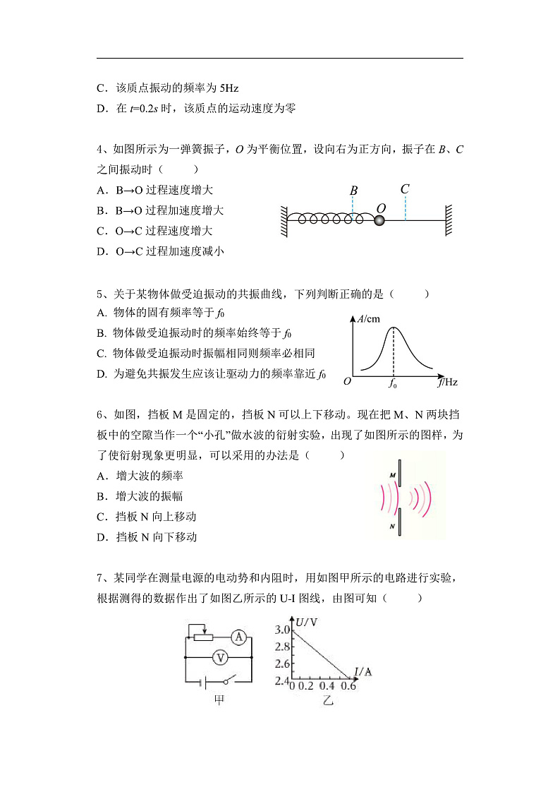 江苏省盐城市五校联考2024-2025学年高二上学期11月期中物理试题第2页