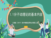 人教版（2019）高中物理選擇性必修第三冊(cè)1.1 分子動(dòng)理論的基本內(nèi)容 課件