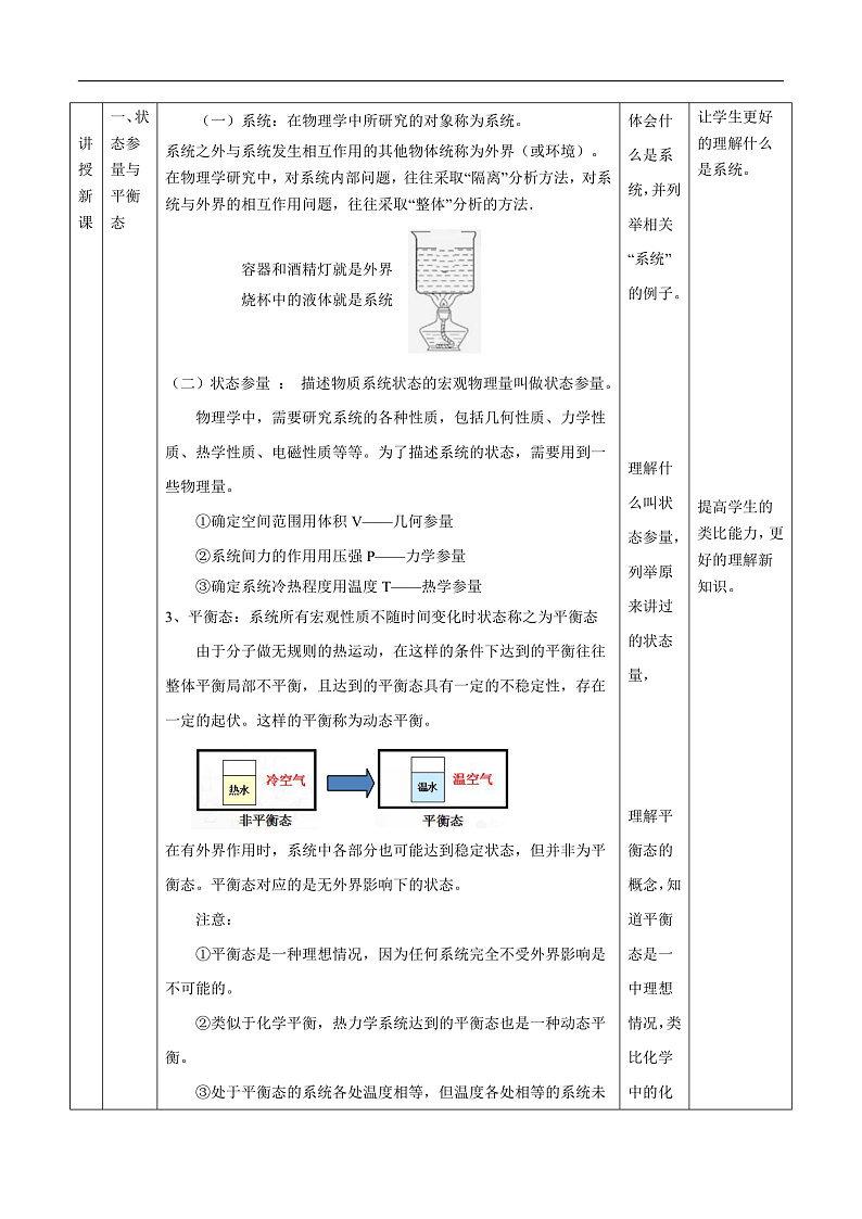 人教版（2019）高中物理选择性必修第三册2.1 温度和温标 教案第2页