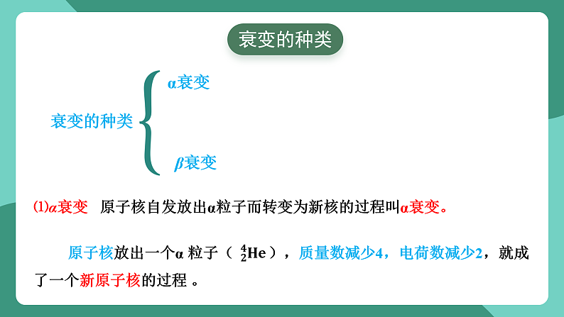 人教版（2019）高中物理选择性必修第三册5.2放射性元素的衰变 课件第5页