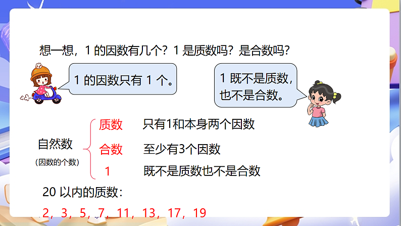 苏教版数学五年级下册3.4《质数和合数》课件第7页