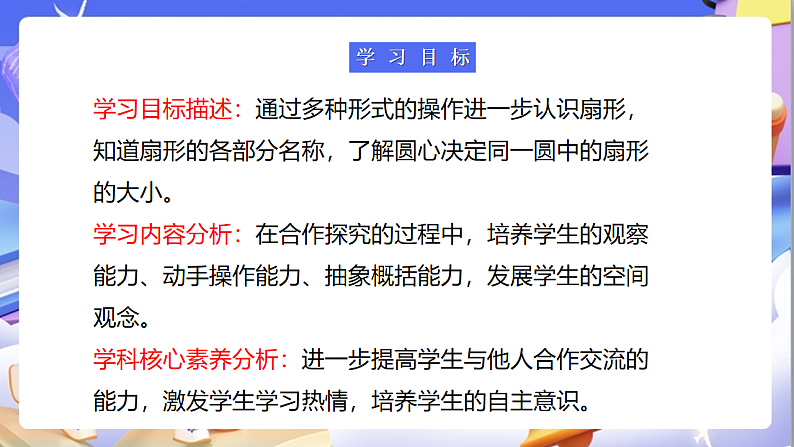 苏教版数学五年级下册6.2《扇形的初步认识》课件第3页