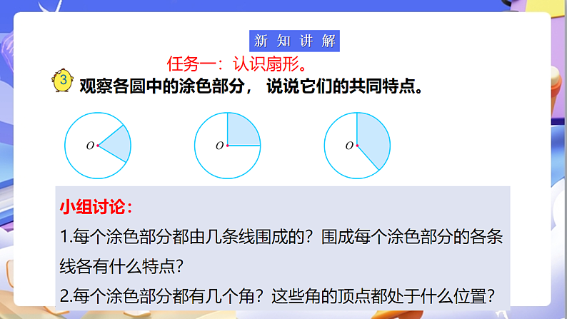 苏教版数学五年级下册6.2《扇形的初步认识》课件第5页