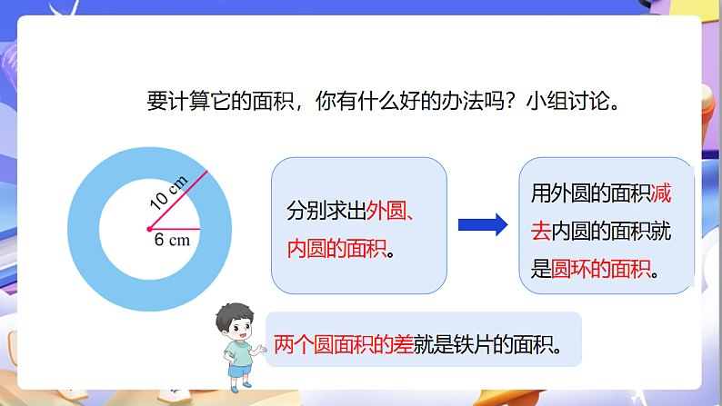苏教版数学五年级下册6.7《组合图形的面积》课件第7页