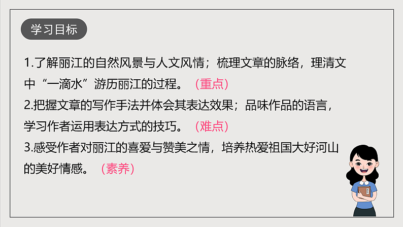 人教部编版语文八年级下册20《一滴水经过丽江》课件第3页