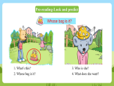 科普版英語(yǔ)四下Unit1 Lesson 1《Whose watch is it 》第三課時(shí) 課件+教案+素材