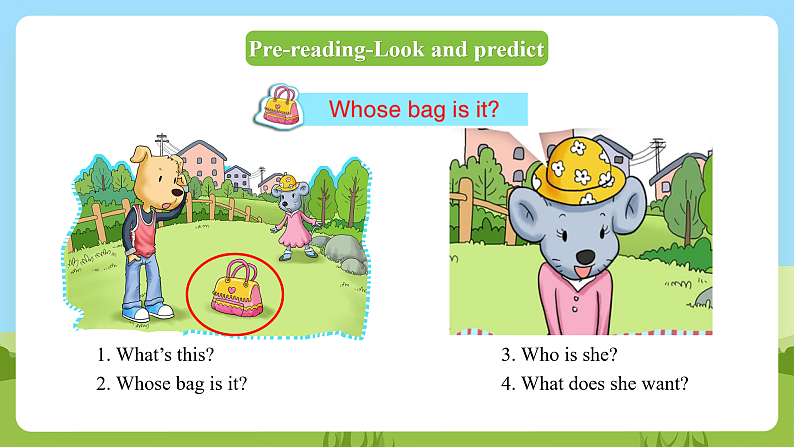 科普版英语四下Unit1 Lesson 1《Whose watch is it 》第三课时 课件第4页