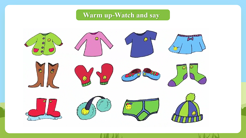 科普版英语四下Unit2 Lesson 2《What colour are the trousers》第一课时 课件第3页