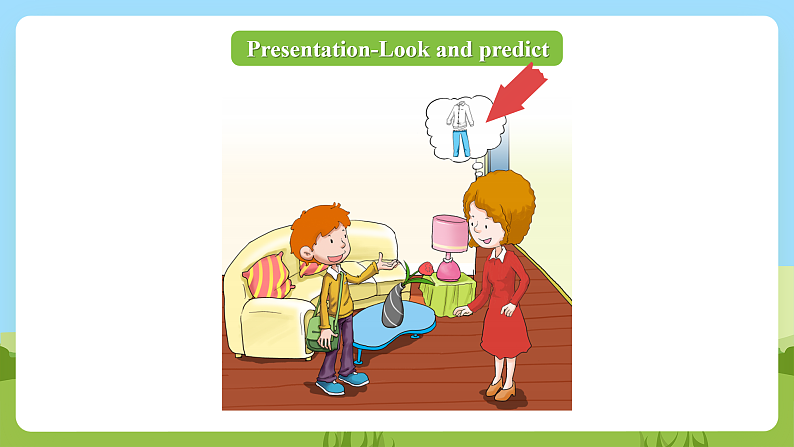 科普版英语四下Unit2 Lesson 2《What colour are the trousers》第一课时 课件第5页