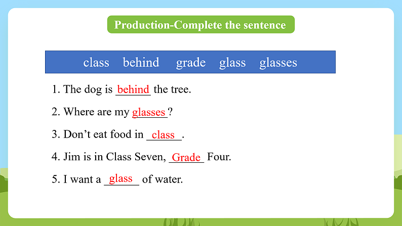 科普版英语四下Unit3 Lesson 3《They are in Class Three》第二课时 课件第7页