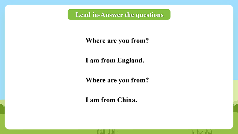 科普版英语四下Unit4 Lesson 4《Where are you from？》第一课时 课件第4页