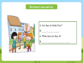 科普版英语四下Unit6 Lesson 6《Revision》第二课时 课件+教案+素材
