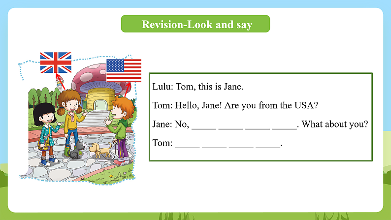 科普版英语四下Unit6 Lesson 6《Revision》第二课时 课件第5页