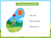 科普版英语四下Unit9 Lesson9《 I like summer 》第三课时 课件+教案+素材