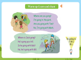 科普版英語(yǔ)四下Unit10 Lesson 10《Are you washing your face》第二課時(shí) 課件+教案+素材