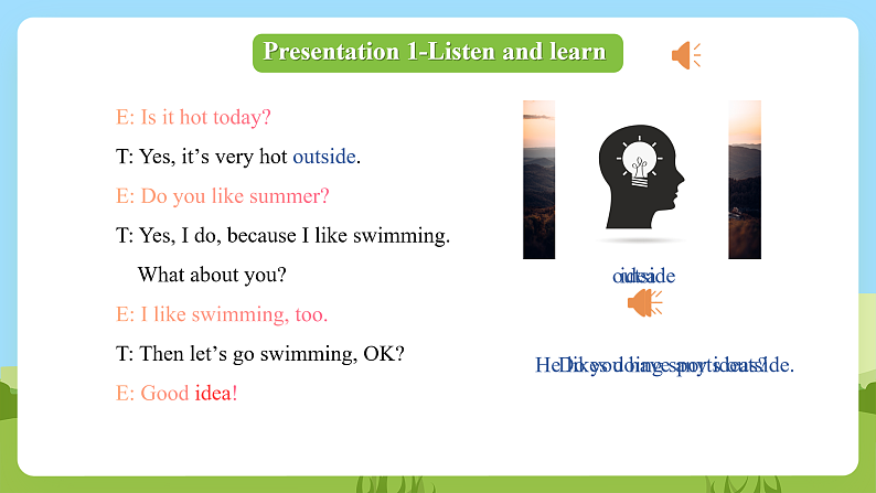 科普版英语四下Unit12 Lesson 12《Revision》第一课时 课件第6页