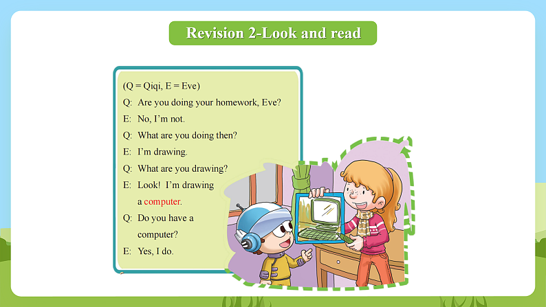 科普版英语四下Unit12 Lesson 12《Revision》第二课时 课件第5页