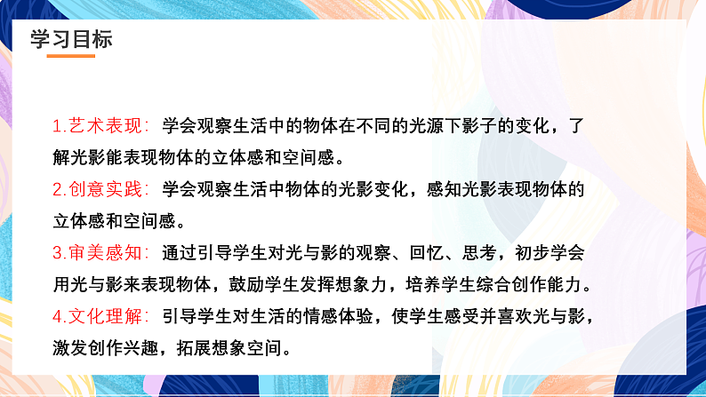 浙美版美术五年级下册第十课《光与影》课件第2页