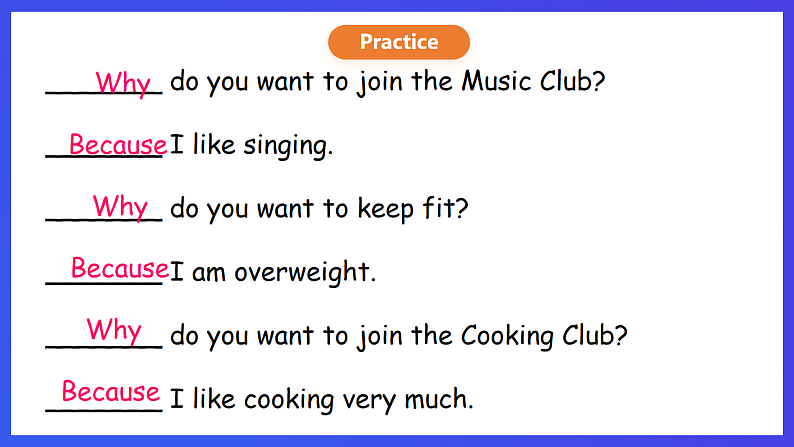 香港朗文版英语四年级下册 Chapter1《Join our club》语法课件第3页