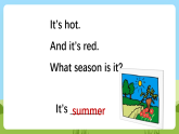 滬教牛津版（六三制一起）英語一下 Unit 7《Seasons》Let's act 課件+教案+分層練習(xí)+素材