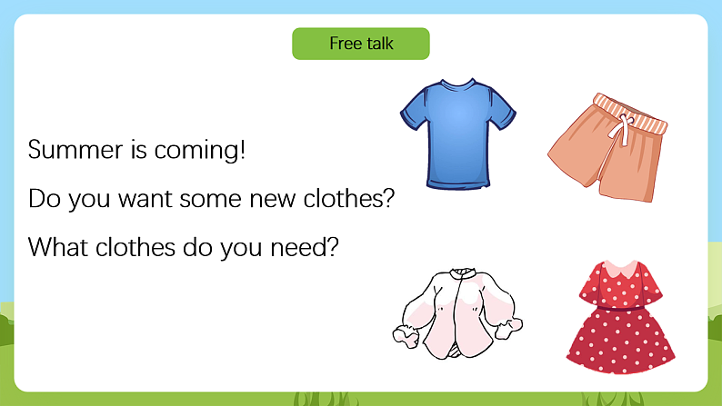 沪教牛津版（六三制一起）英语一下 Unit 9《Clothes》Let's learn 课件第4页