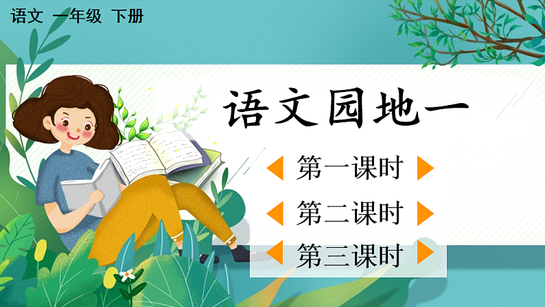 【核心素养】部编版小学语文一年级下册语文园地一-课件第1页