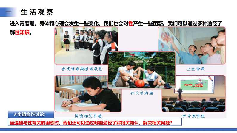 【公开课】新统编版初中道法7下1.1.3《学会自我保护》课件第8页