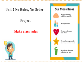 Unit 2 No Rules, No Order（第6課時(shí)）Section B（Project） - 七年級(jí)英語下冊(cè) 同步教學(xué)課件 （人教版2024）
