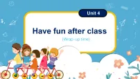 译林版（三起）（2024）三年级下册（2024）Unit 4 Have fun after class背景图课件ppt