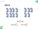 人教版（2024）一年级数学下册课件 2.2 第2课时  十几减7、6