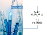 8.1 溶液的酸碱性-初中化学九年级下册同步教学课件+同步练习（科粤版2024）