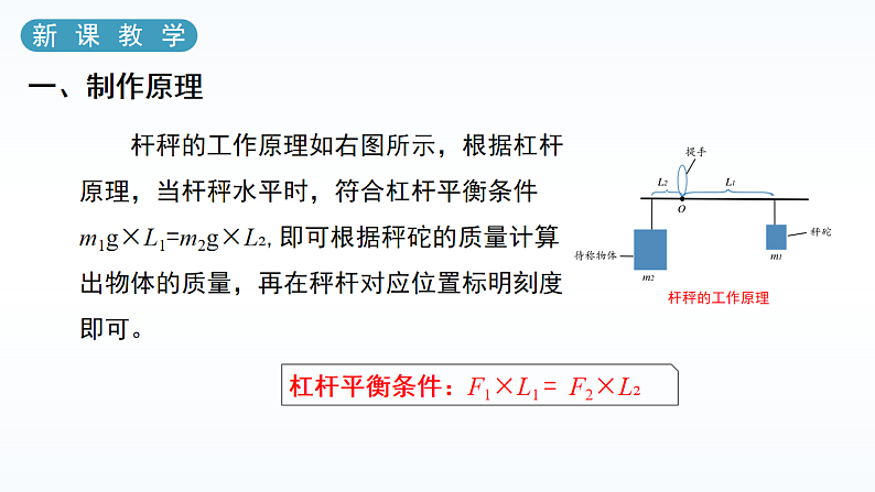 人教版八年级下册 第十二章 第2节《跨学科实践：制作简易杆秤》课件PPT第6页
