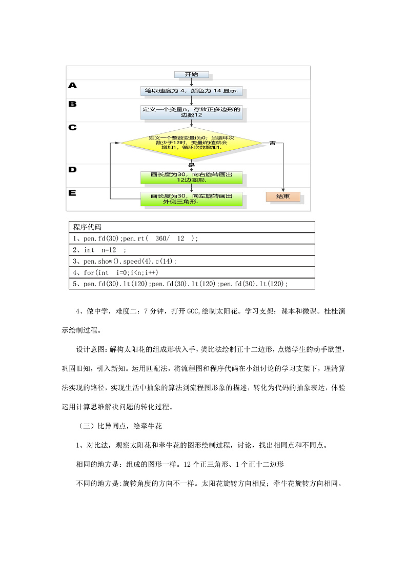 粤教版信息技术第四册下册 第6课《五彩纷呈的花》教案第3页
