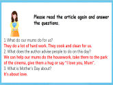 滬教牛津版(六三制)英語七下Unit 1 《Mother's Day》語言點(diǎn)及練習(xí)  課件