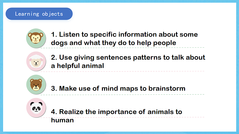 沪教牛津版(六三制)英语七下Unit 3 《Our animal friends》--Listening&Speaking 课件第2页