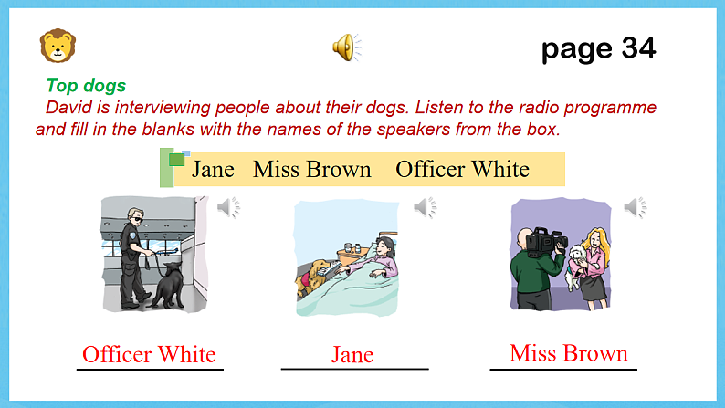 沪教牛津版(六三制)英语七下Unit 3 《Our animal friends》--Listening&Speaking 课件第7页