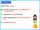 滬教牛津版(六三制)英語(yǔ)七下Unit4 《Save the trees 》Reading課件